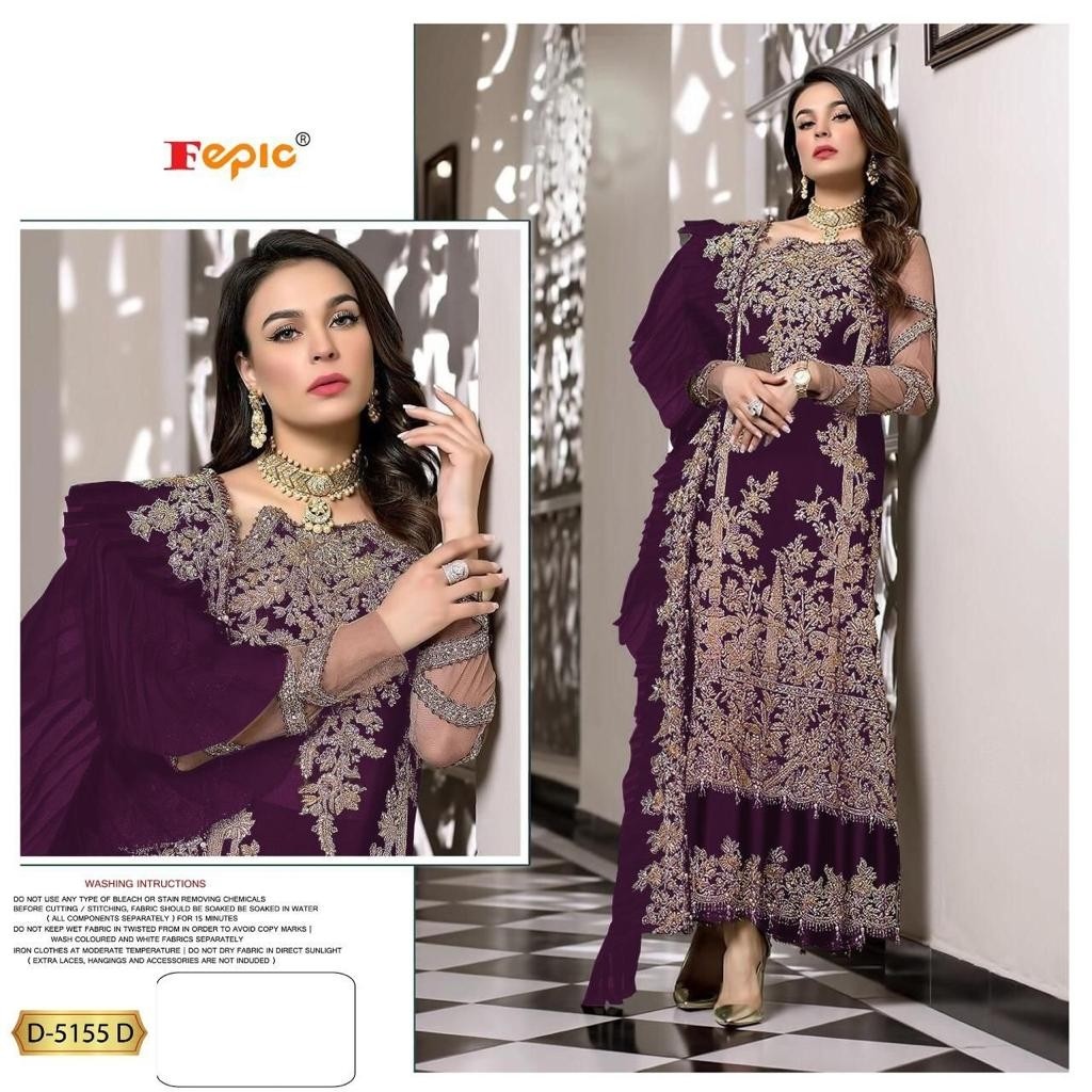 FEPIC ROSEMEEN D 5155 D PAKISTANI SUITS MANUFACTURER IN SURAT