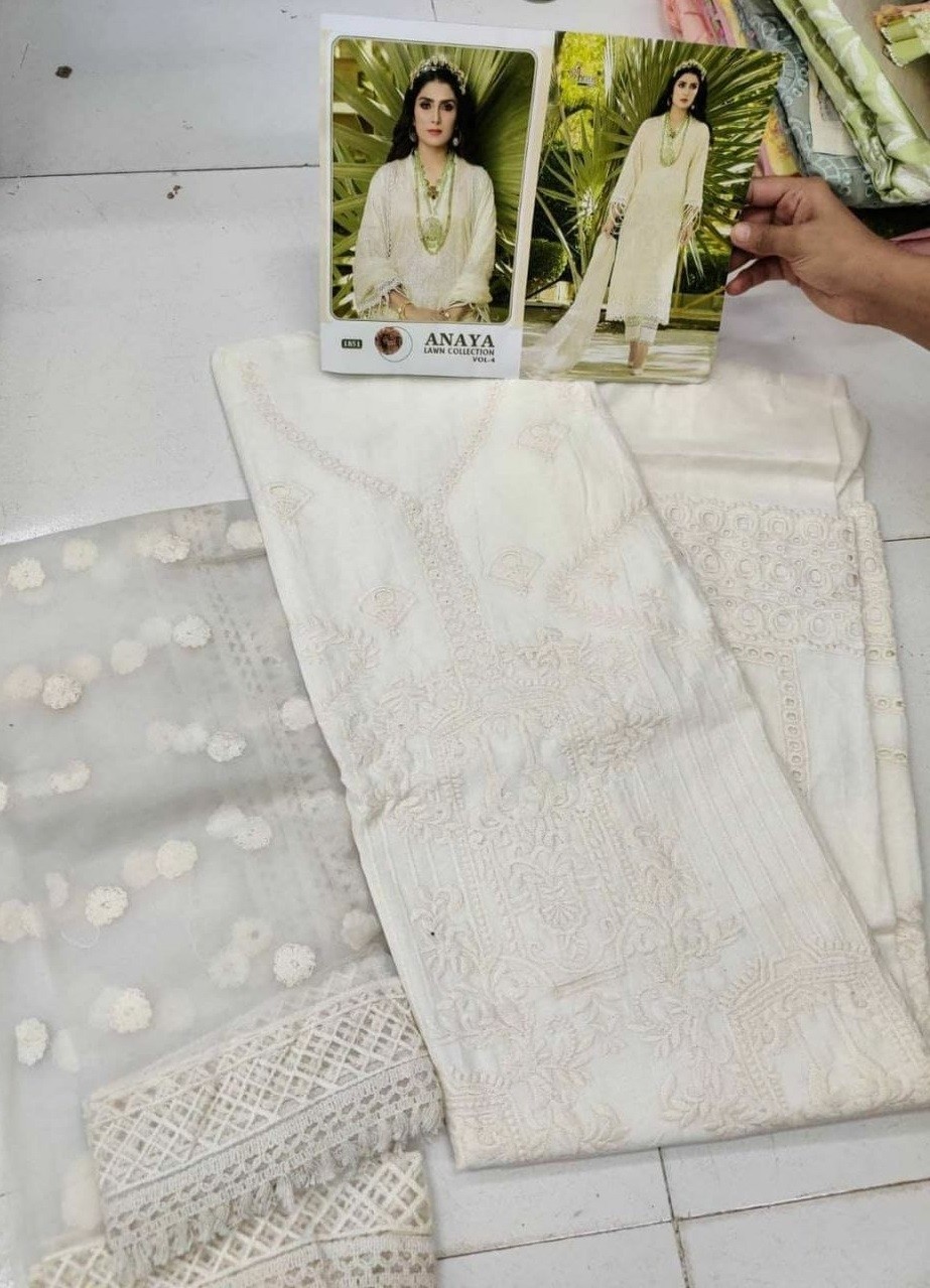SHREE FABS 1851 ANAYA LAWN COLLECTION VOL 4 PAKISTANI PRINTED SUITS SINGLE
