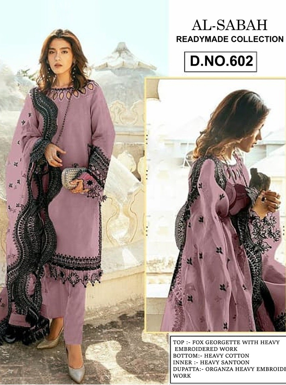 AL SABAH 602 READYMADE COLLECTION KURTIS WHOLESALE SINGLE