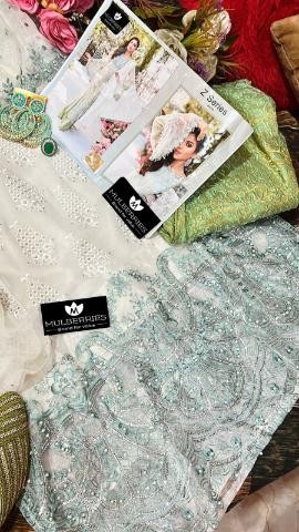 MULBERRIES MARIA B MBROIDERED PAKISTANI SUITS WHOLESALE SUPPLIER