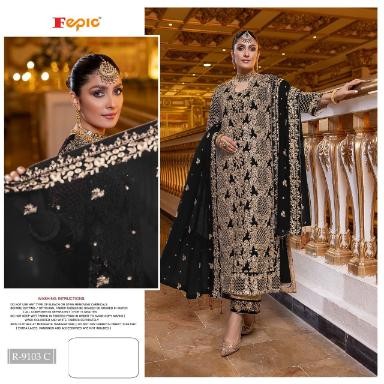FEPIC ROSEMEEN R 9103 C PAKISTANI SUITS MANUFACTURER SURAT