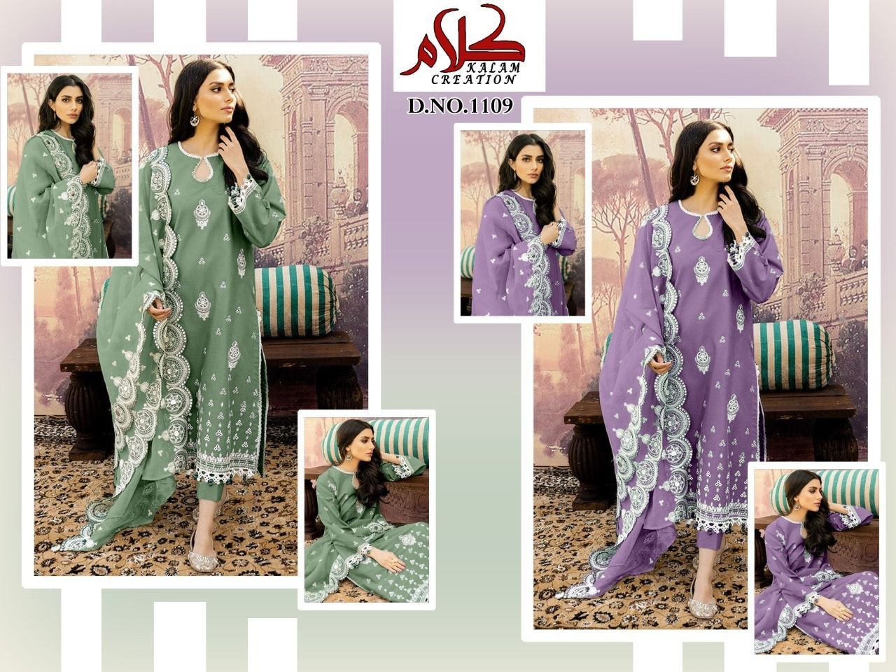 KALA CREATION 1109 EID COLLECTION LATEST KURTIS SINGLE