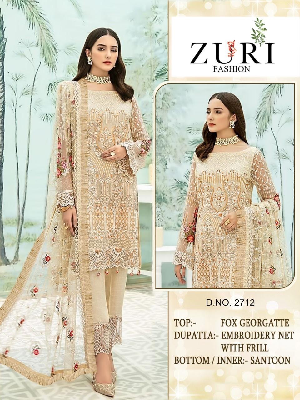 ZURI FASHION 2712 LATEST SALWAR SUITS 