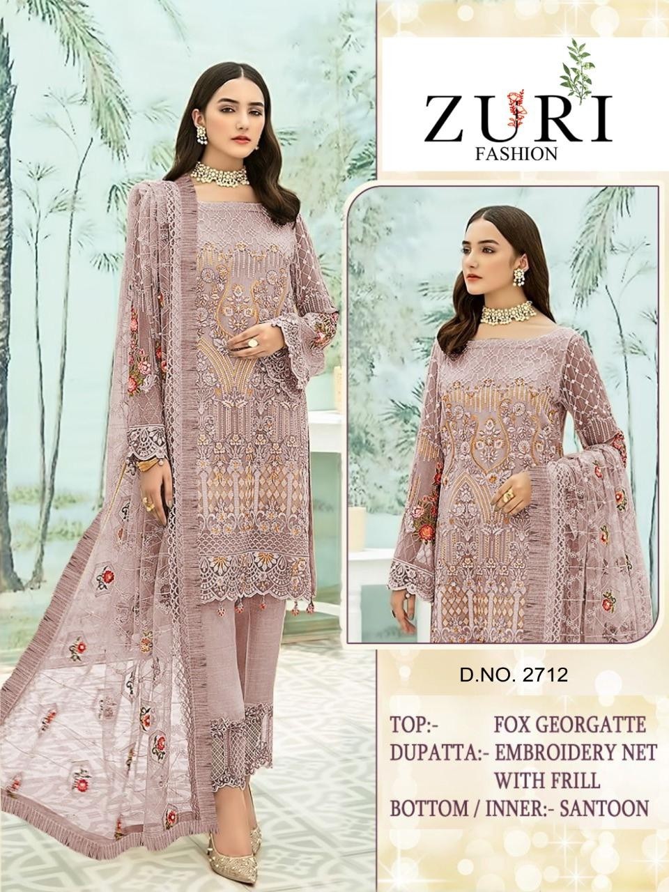ZURI FASHION 2712 LATEST SALWAR SUITS 