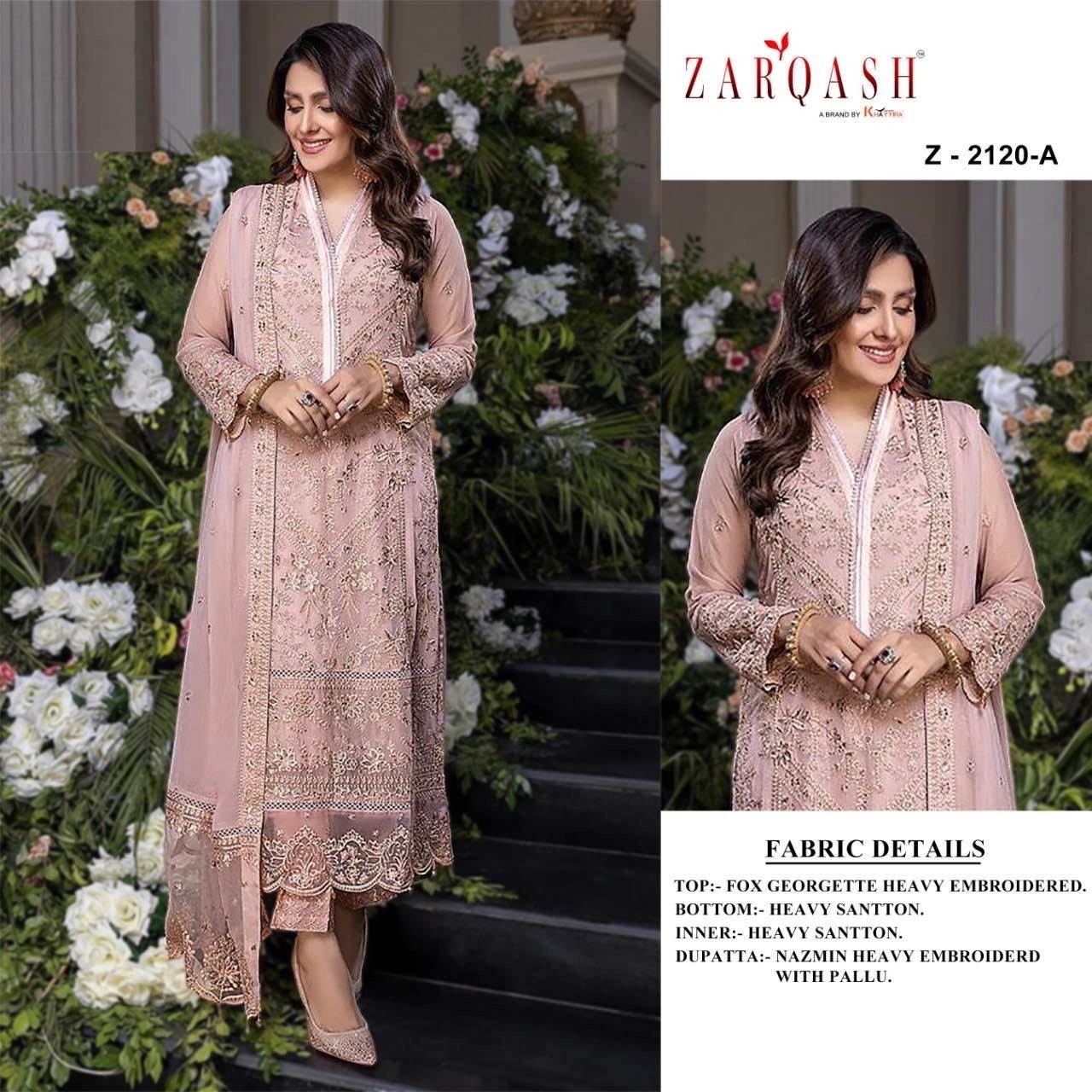 ZARQASH SARA VOL 2 Z 2120 A STYLISH DRESS SALWAR KAMEEZ 