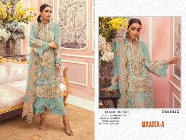MAARIA 9113 A TO 9113 E SALWAR SUITS SINGLE PIECE