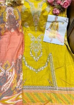DEEPSY SUITS SANA SAFINAZ MUZLIN REMIX 1631 TO 1639 COTTON PAKISTANI SUITS IN SINGLE