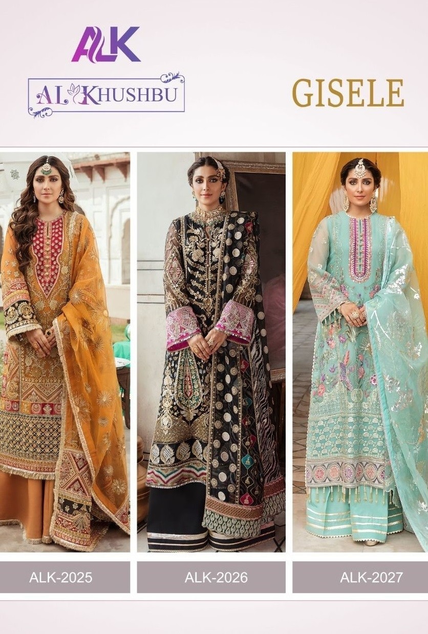 AL KHUSHBU GISELE ALK 2027 PAKISTANI SUITS ONLINE DEALER