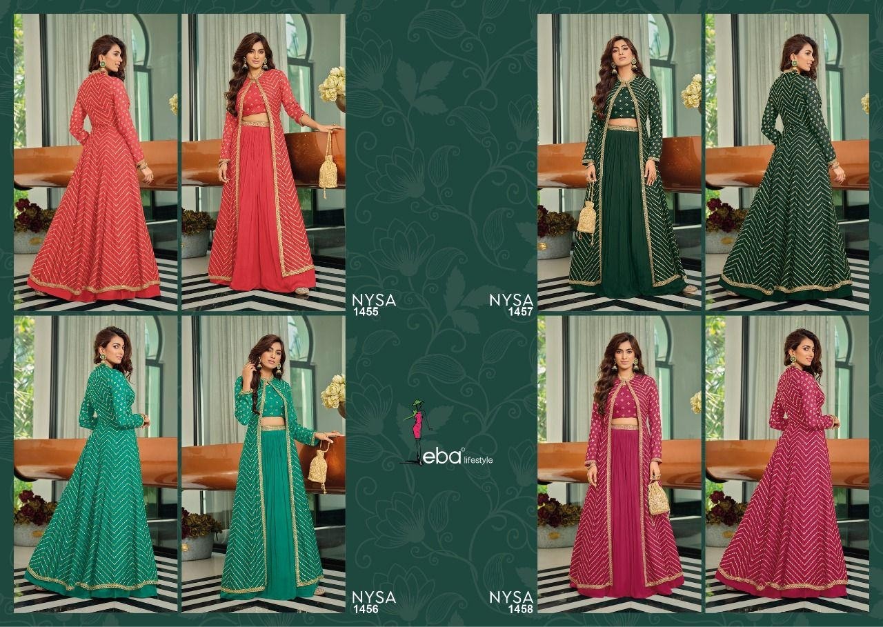 EBA LIFESTYLE NYSA 1455 LATEST DESIGNER SUITS
