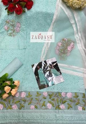 ZARQASH CHIKANKARI Z 2150 SALWAR SUITS WHOLESALE INDIA