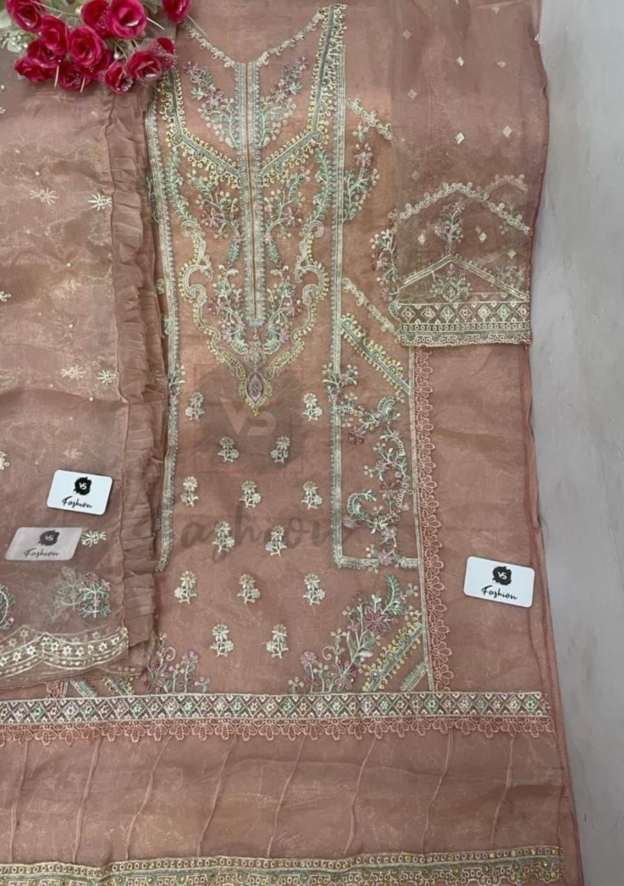 VS FASHION 11004 PAKISTANI SUITS SINGLE WHOLESALER 