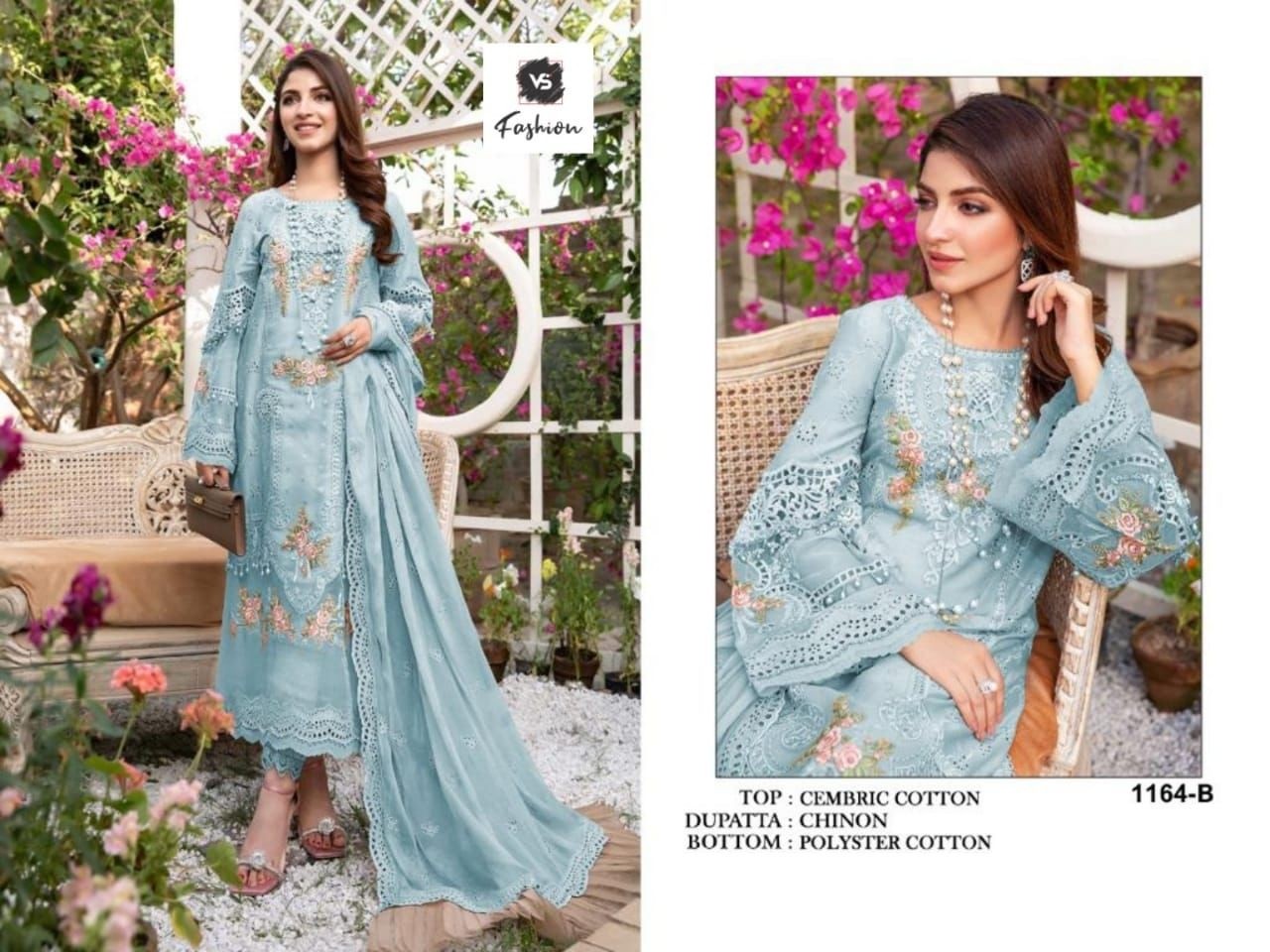 VS FASHION 1164 B PAKISTANI SALWAR KAMEEZ SUPPLIER INDIA