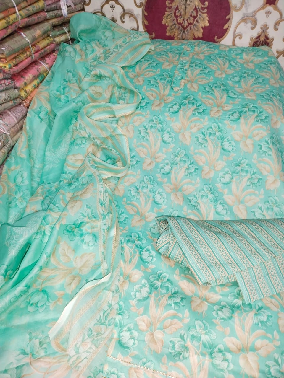 AL KARAM LAWN COLLECTION AK 57 PAKISTANI DRESS SINGLE SUPPLIER