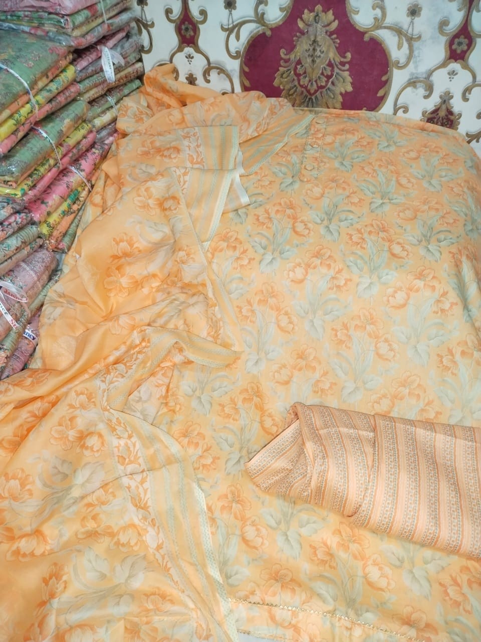 AL KARAM LAWN COLLECTION AK 57 PAKISTANI DRESS SINGLE SUPPLIER