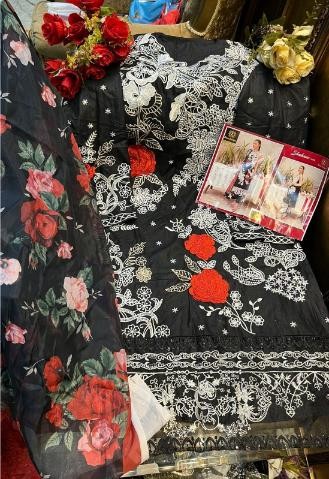 ZIAAZ DESIGNS 7773 SHAHNAZ VOL 8 SEMI STITCHED PAKISTANI SUITS 