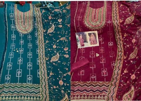 MISHAAL FAB 8016 A TO 8016 H PAKISTANI SALWAR KAMEEZ SINGLE