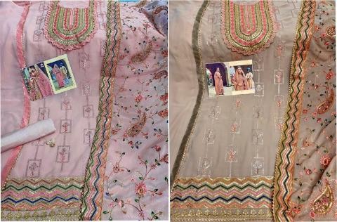 MISHAAL FAB 8016 A TO 8016 H PAKISTANI SALWAR KAMEEZ SINGLE