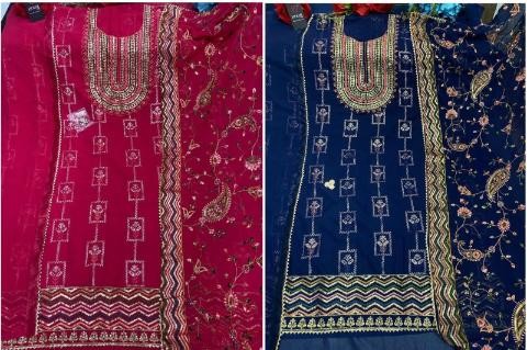 MISHAAL FAB 8016 A TO 8016 H PAKISTANI SALWAR KAMEEZ SINGLE