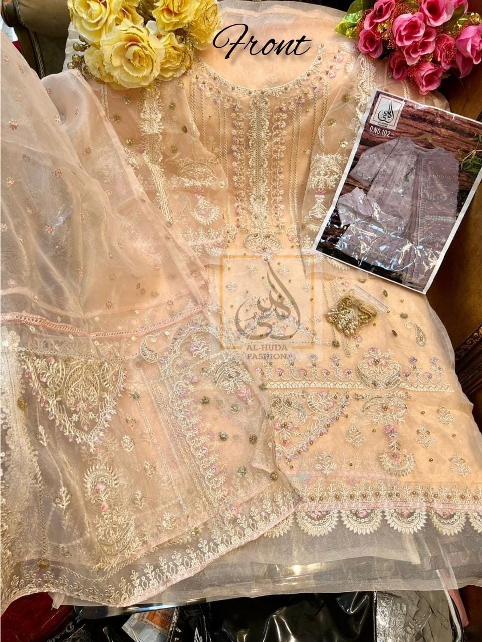 AL HUDA 102 CHIKU DRESS PAKISTANI SUITS IN SURAT