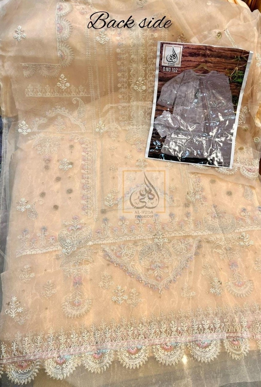 AL HUDA 102 CHIKU DRESS PAKISTANI SUITS IN SURAT