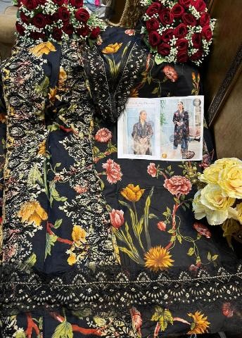 MEHBOOB TEX 7773 FIRDOUSE MUSLIN DUPATTA VOL 1 HIT DESIGN PAKISTANI SUITS