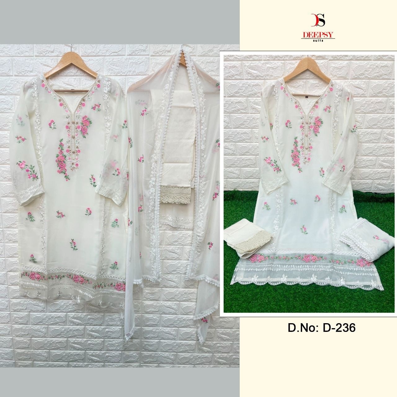 DEEPSY SUITS D 236 KURTIS READYMADE COLLECTION SURAT