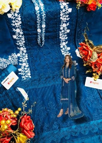 FEPIC ROSEMEEN C 1240 PAKISTANI SUITS SINGLE PIECE