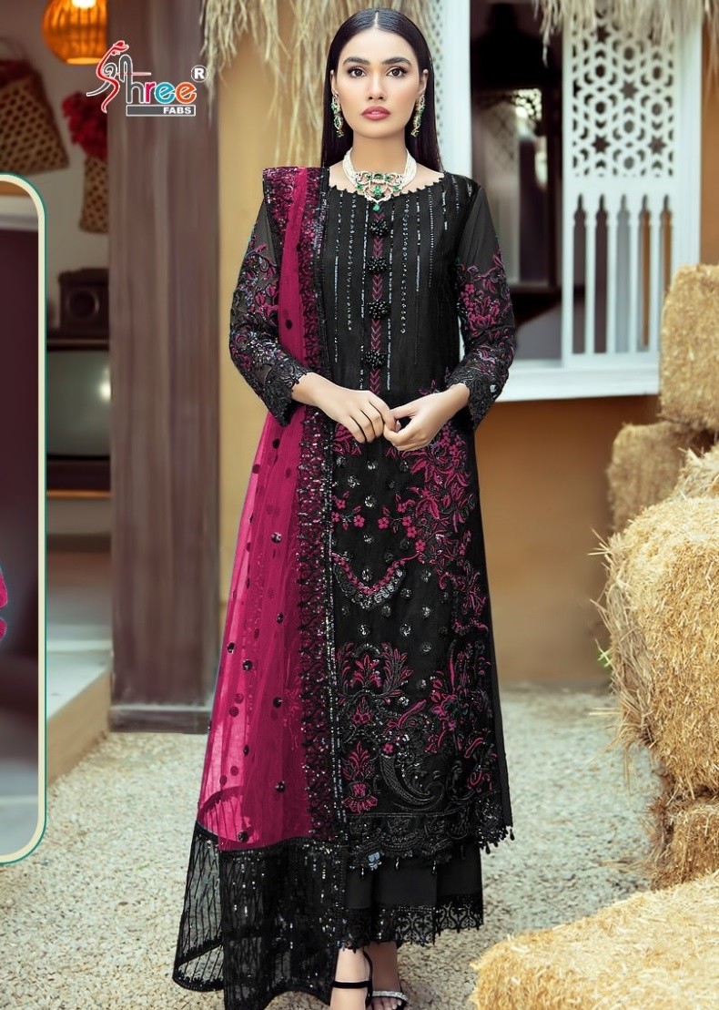 SHREE FABS S 561 B PAKISTANI SUITS WHOLESALER WITH PRICE ONLINE