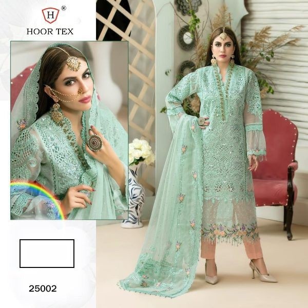 HOOR TEX 25002 A LATEST SALWAR SUITS WHOLESALE
