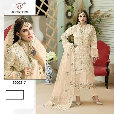 HOOR TEX 25002 C LATEST SALWAR SUITS SUPPLIER WHOLESALE SURAT