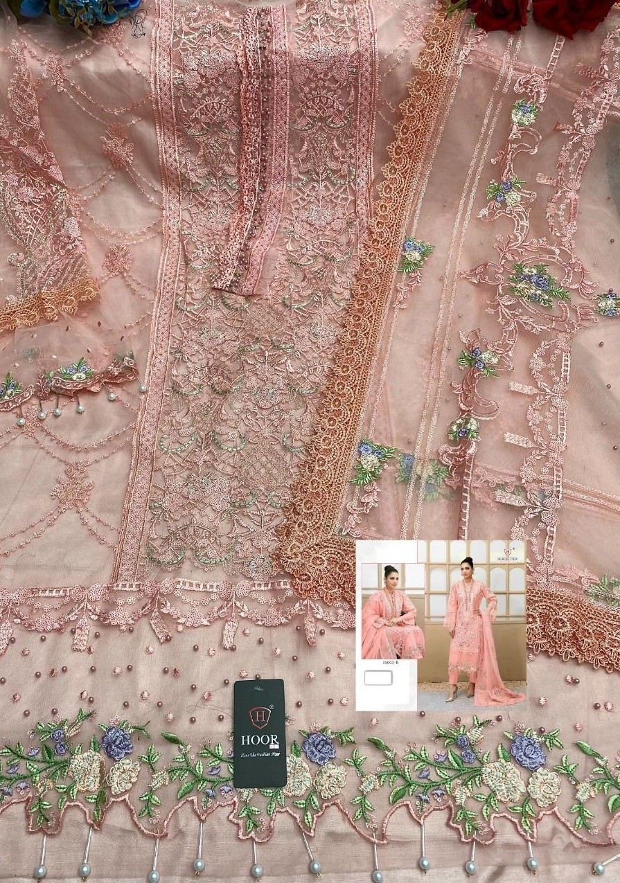 HOOR TEX 25002 B LATEST SALWAR SUITS SUPPLIER WHOLESALE