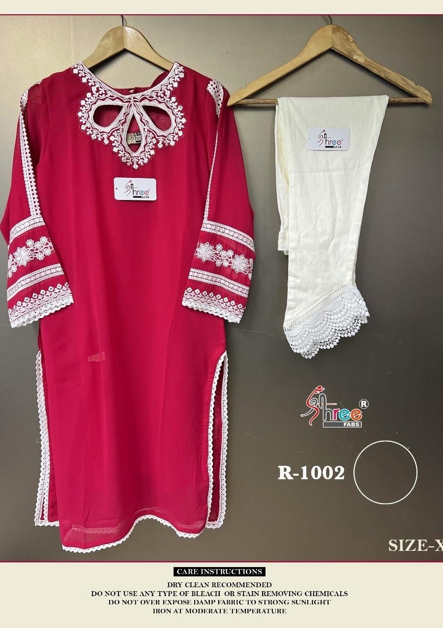 SHREE FABS R 1002 HIT DESIGN PAKISTANI KURTIS DEALER