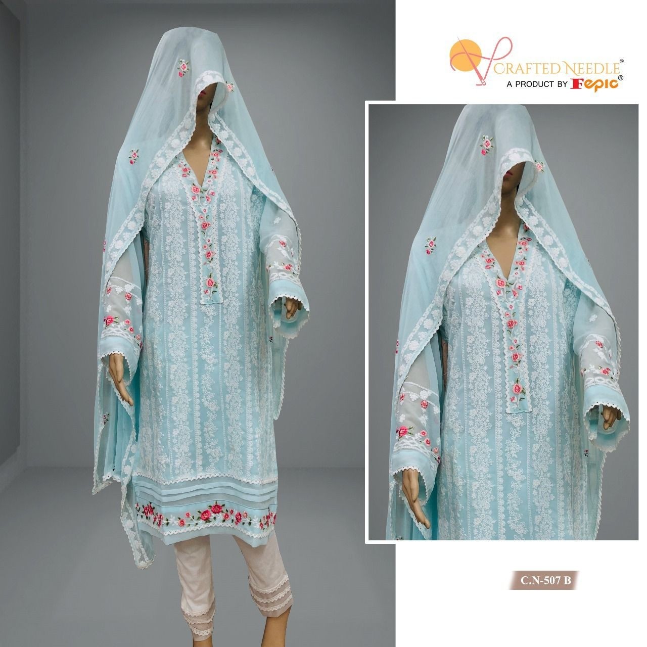 FEPIC CRAFTED NEEDLE 507 B HIT KURTIS PAKISTANI IN INDIA