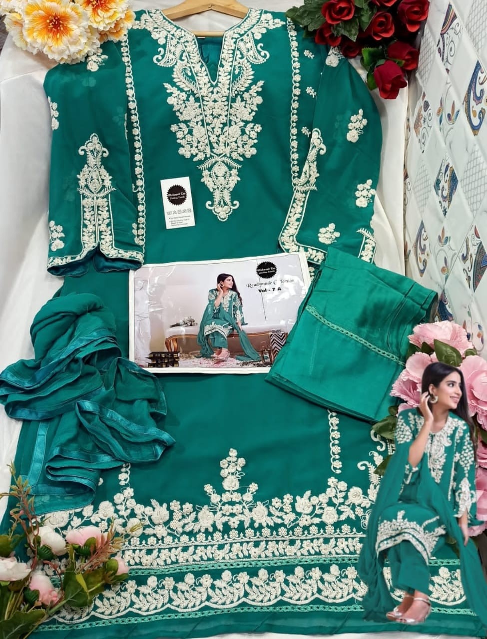 MEHMOOD TEX READYMADE COLLECTION VOL 7 KURTIS ONLINE SHOPPING