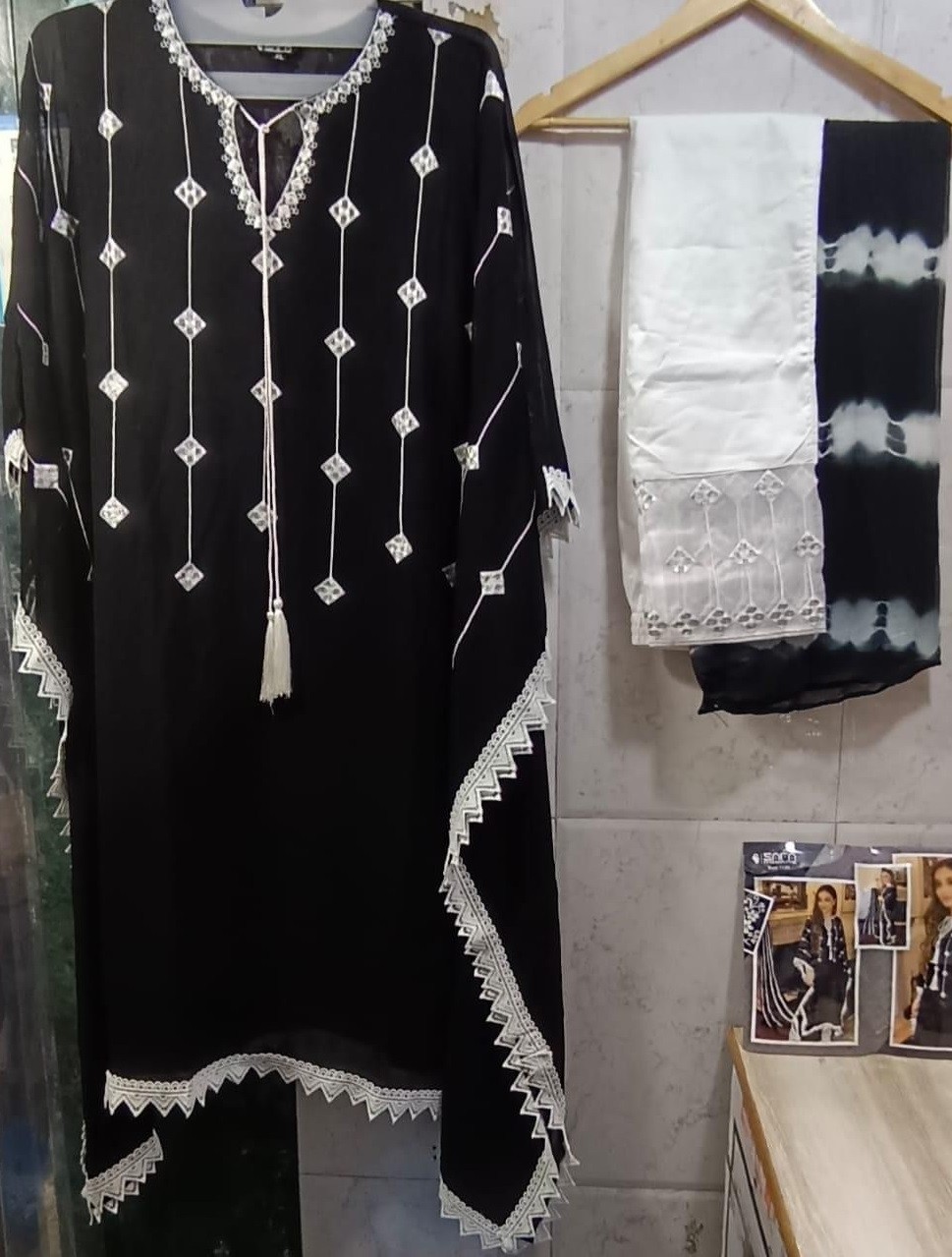 SAFA FASHION FAB 1029 BLACK HIT STYLISH KURTIS PAKISTANI 