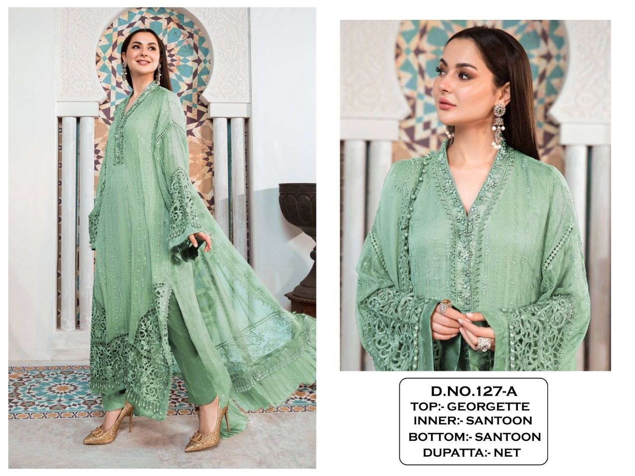 KALEESHA FASHION KF 127 TO 127 F LATEST DESIGNER PAKISTANI SUITS 