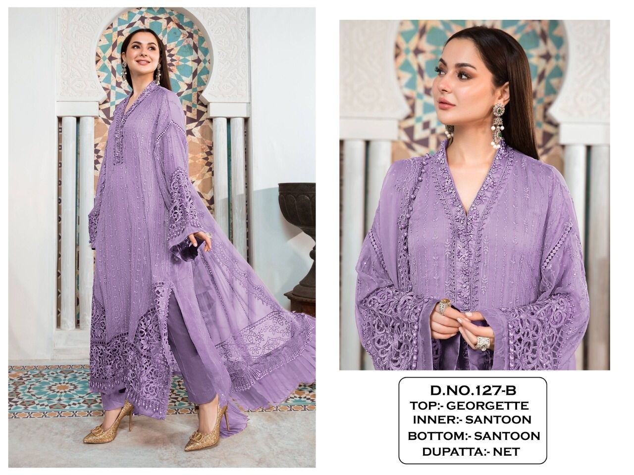 KALEESHA FASHION KF 127 TO 127 F LATEST DESIGNER PAKISTANI SUITS 