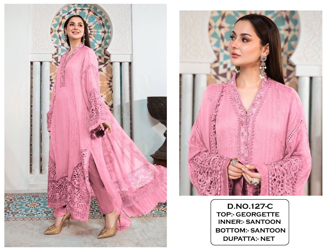 KALEESHA FASHION KF 127 TO 127 F LATEST DESIGNER PAKISTANI SUITS 