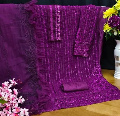 KALEESHA FASHION KF 127 TO 127 F LATEST DESIGNER PAKISTANI SUITS 