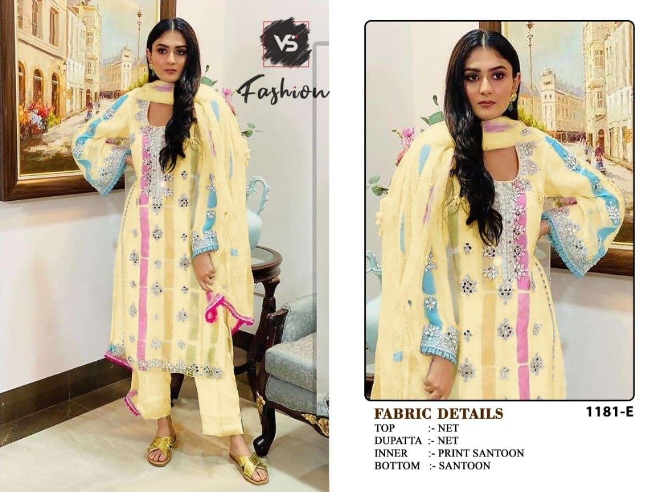 VS FASHION 1181 E PAKISTANI DRESS WHOLESALER
