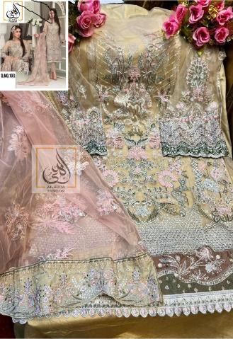 AI HUDA FASHION 103 PAKISTANI SUITS ONLINE SHOPPING   