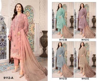 MAARIA A 9112 B PAKISTANI SUITS WHOLESALER