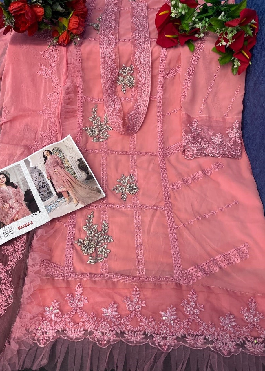 MAARIA A 9112 A PAKISTANI SUITS WHOLESALER