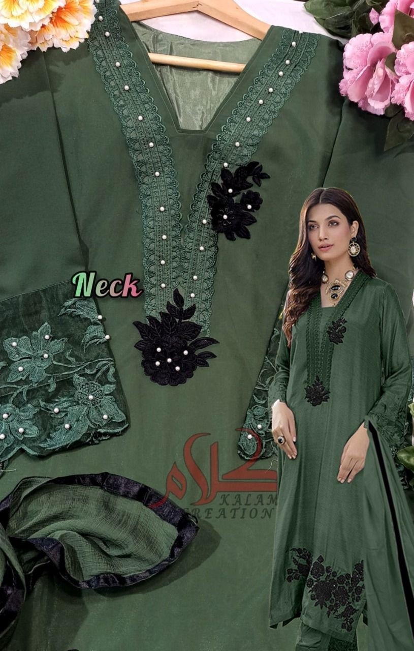 KALA CREATION 1104 GREEN TUNIC PAKISTANI KURTI
