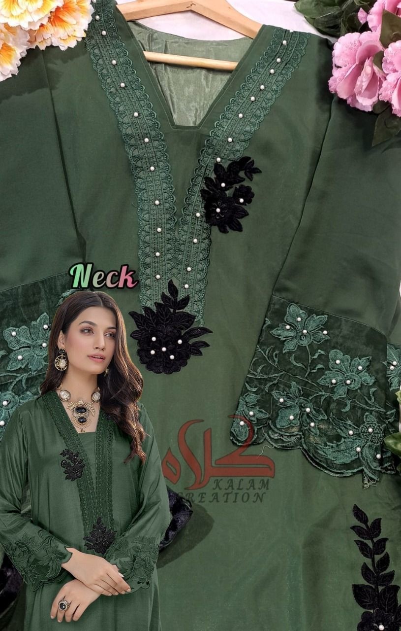 KALA CREATION 1104 GREEN TUNIC PAKISTANI KURTI