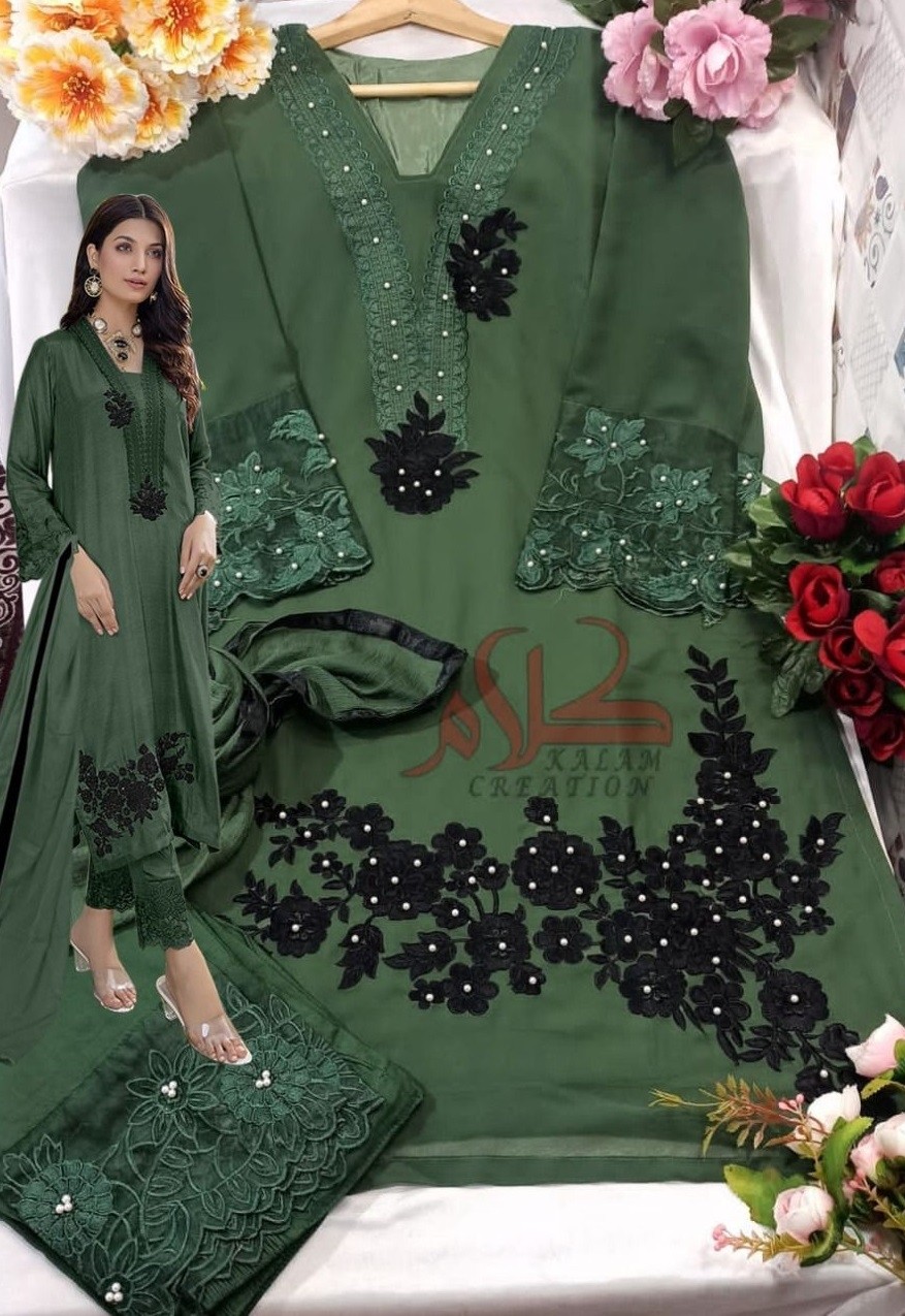 KALA CREATION 1104 GREEN TUNIC PAKISTANI KURTI