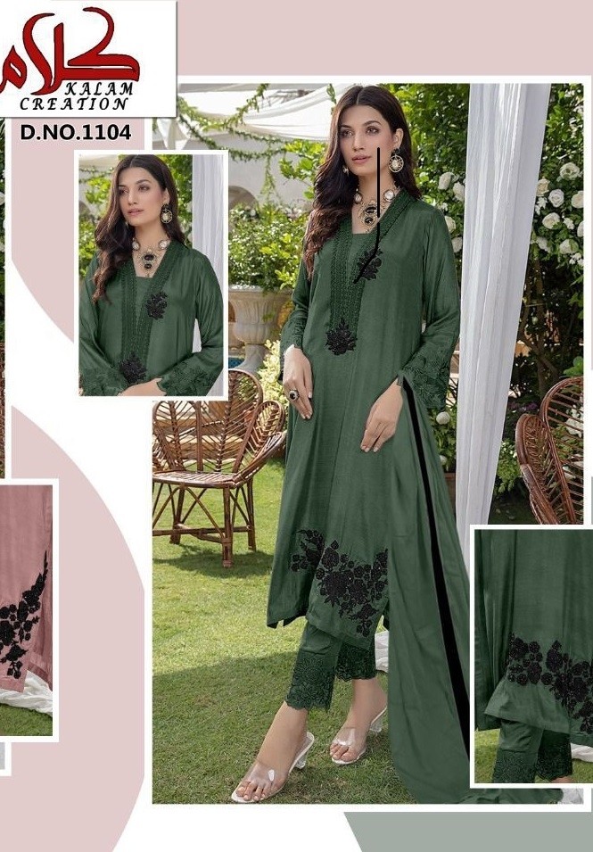 KALA CREATION 1104 GREEN TUNIC PAKISTANI KURTI