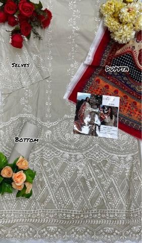 ZARQASH Z 2131 TO 2136 ZAINAB CHIKANKARI 22 PAKISTANI COTTON SUITS 