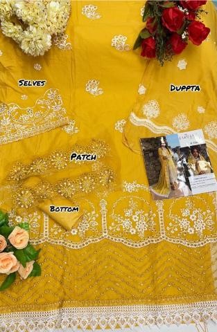 ZARQASH Z 2131 TO 2136 ZAINAB CHIKANKARI 22 PAKISTANI COTTON SUITS 