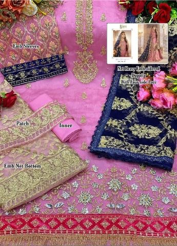 RIAZ ART 1001 B PAKISTANI SUITS SINGLE PIECE SHOPPING
